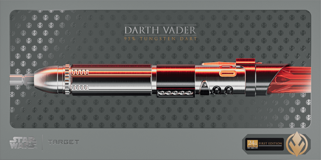 Target Darth Vader Light Saber Swiss Point Steeldarts Detail Barrel