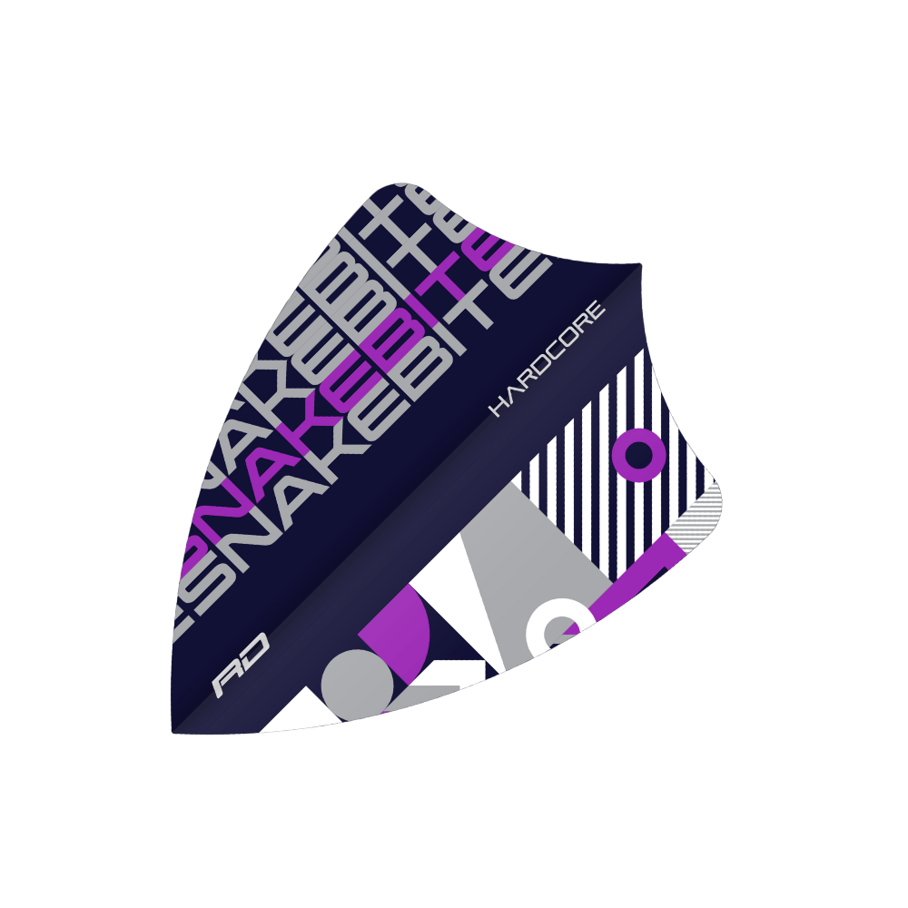 Red Dragon Hardcore Snakebite Purple Freestyle Flights