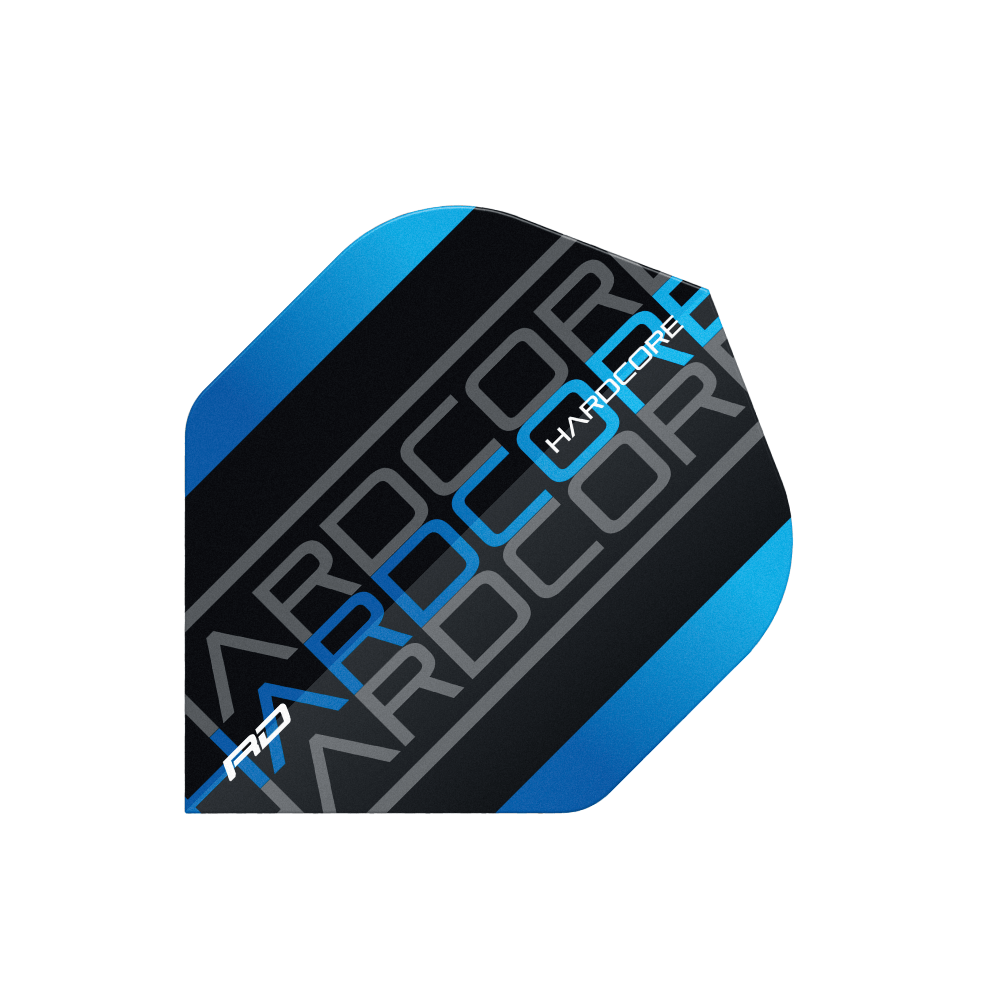 Red Dragon Hardcore XT Triple Flights - Blau