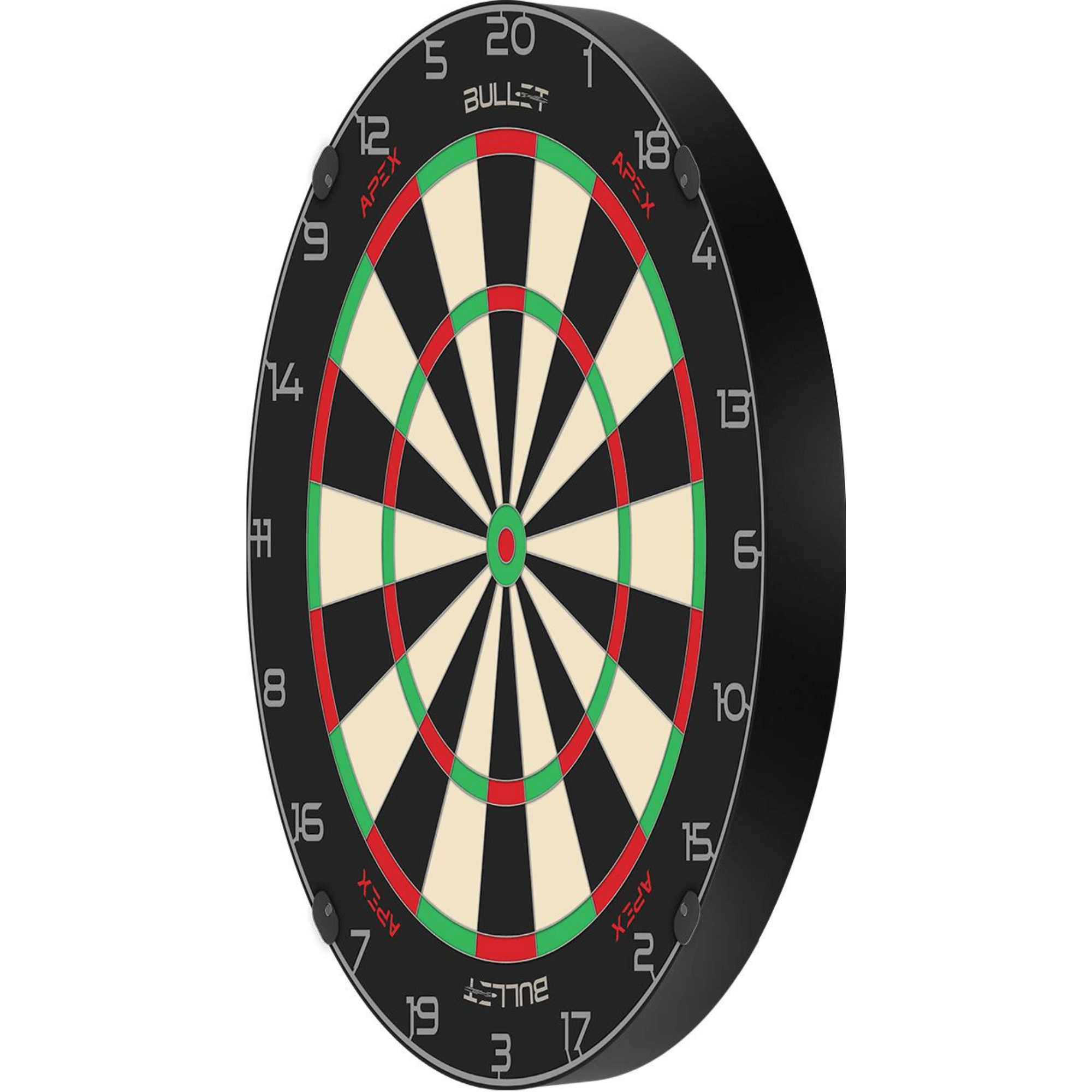 Bullet Apex Dartboard Seitenansicht