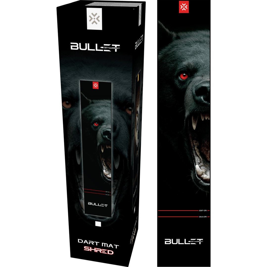 Bullet dart mat Shred 60 plus packaging