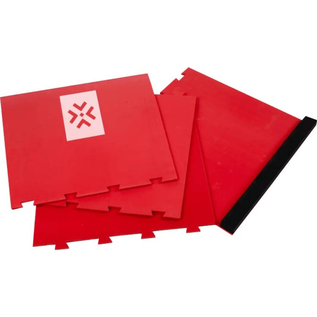 Bullet Puzzle Dart Mat Red Black Pieces