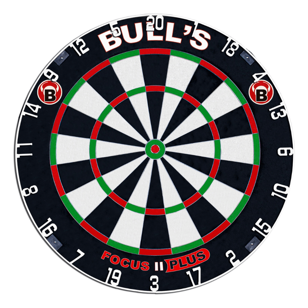 Bulls Lightning Set Schwarz Dartscheibe