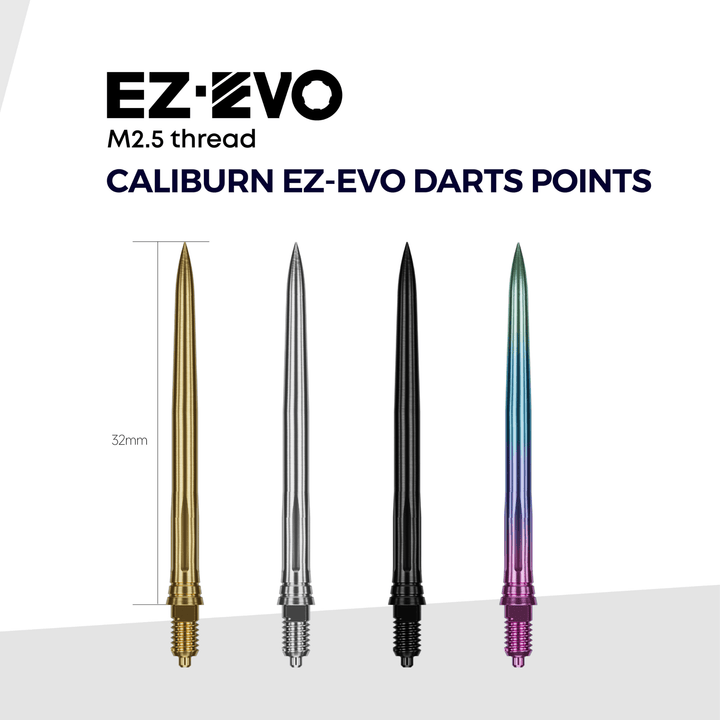 Caliburn EZ-EVO Smooth Spitzen - Silver Maße