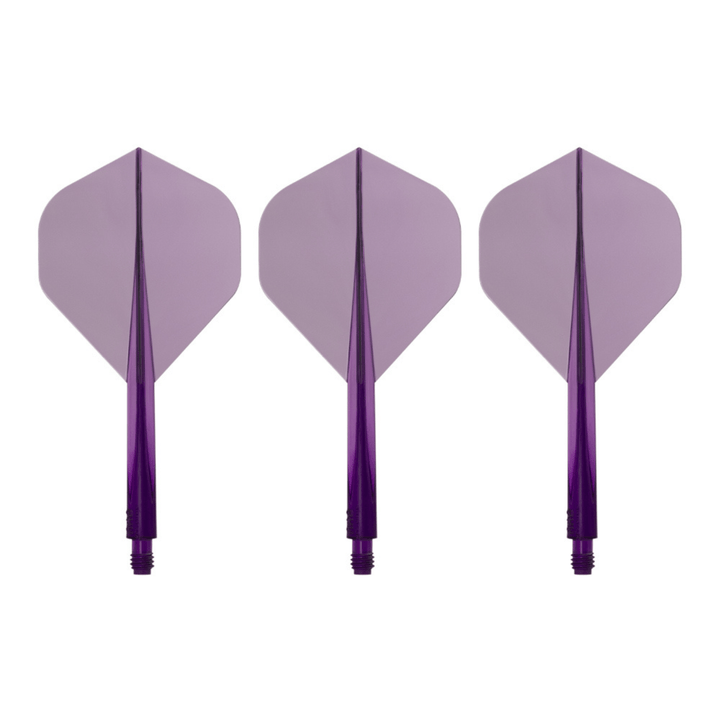 Condor Axe Flight System - Standard TransparentLila Set
