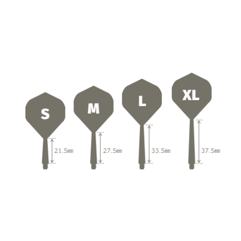 Condor Axe Flight System - Small Transparent/Gelb Größen