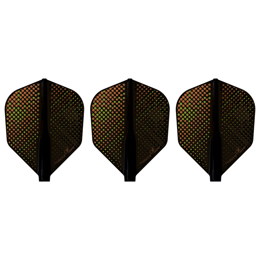 Cosmo Fit Flights Air Printed Series Orange Sunrise Shape A Side