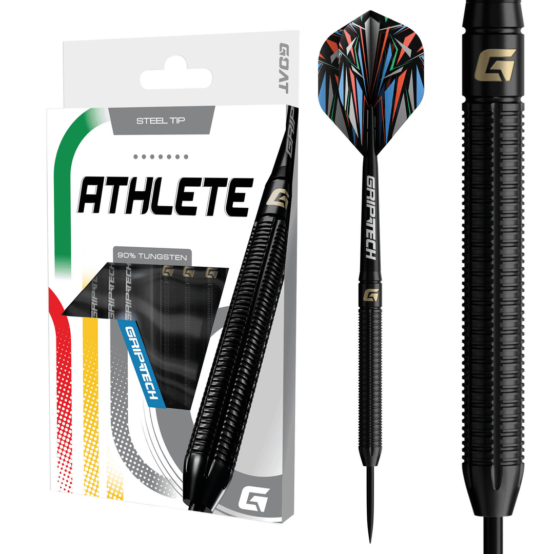 GOAT Athlete Black Steeldarts packaging