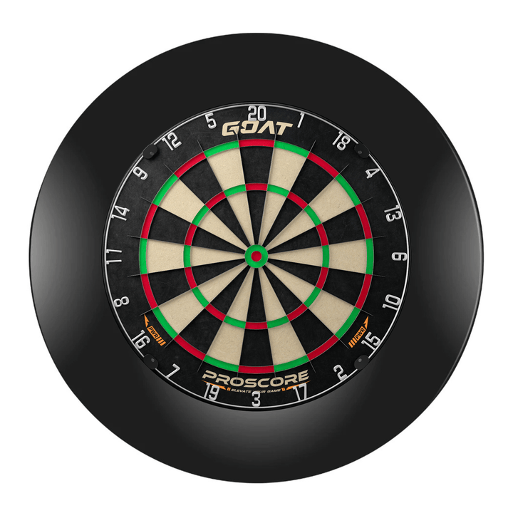 GOAT Black Dartboard Surround and Board