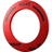 GOAT Defender 3 Red Dartboard Surround seitlich