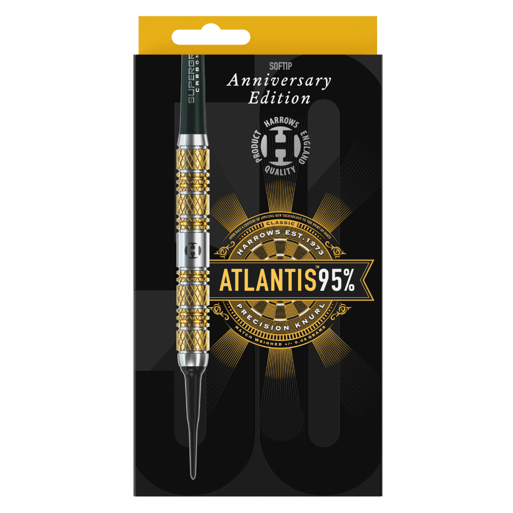 Harrows Anniversary Atlantis Softdarts Packung