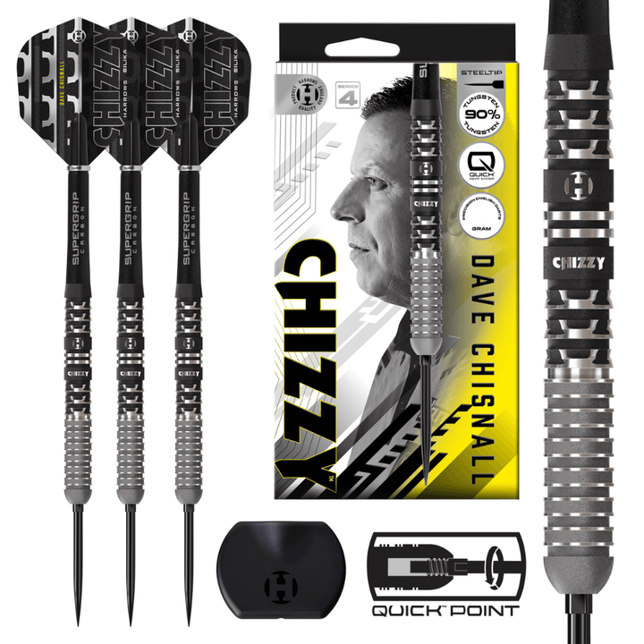 Harrows Chizzy Series 4 QP Steeldarts Lieferumfang