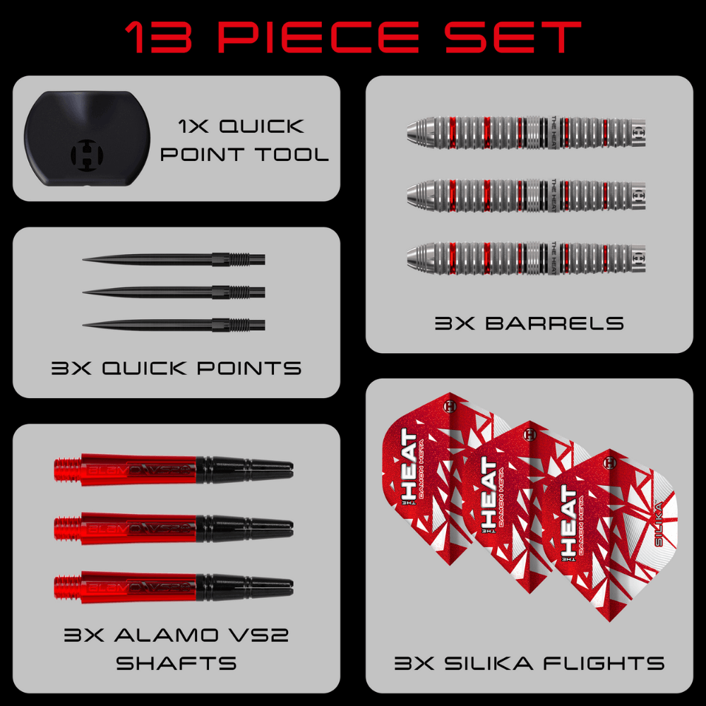 Harrows Damon Heta Series 4 QP Steeldarts Set