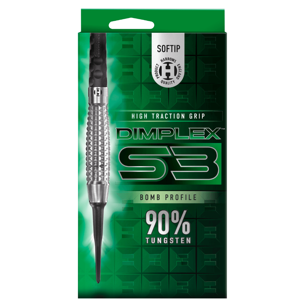 Harrows Dimplex S3 Bomb Softdarts Packung