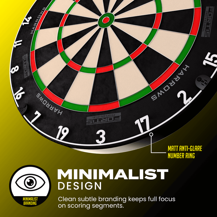 Harrows Fortis Dartboard Detail Design
