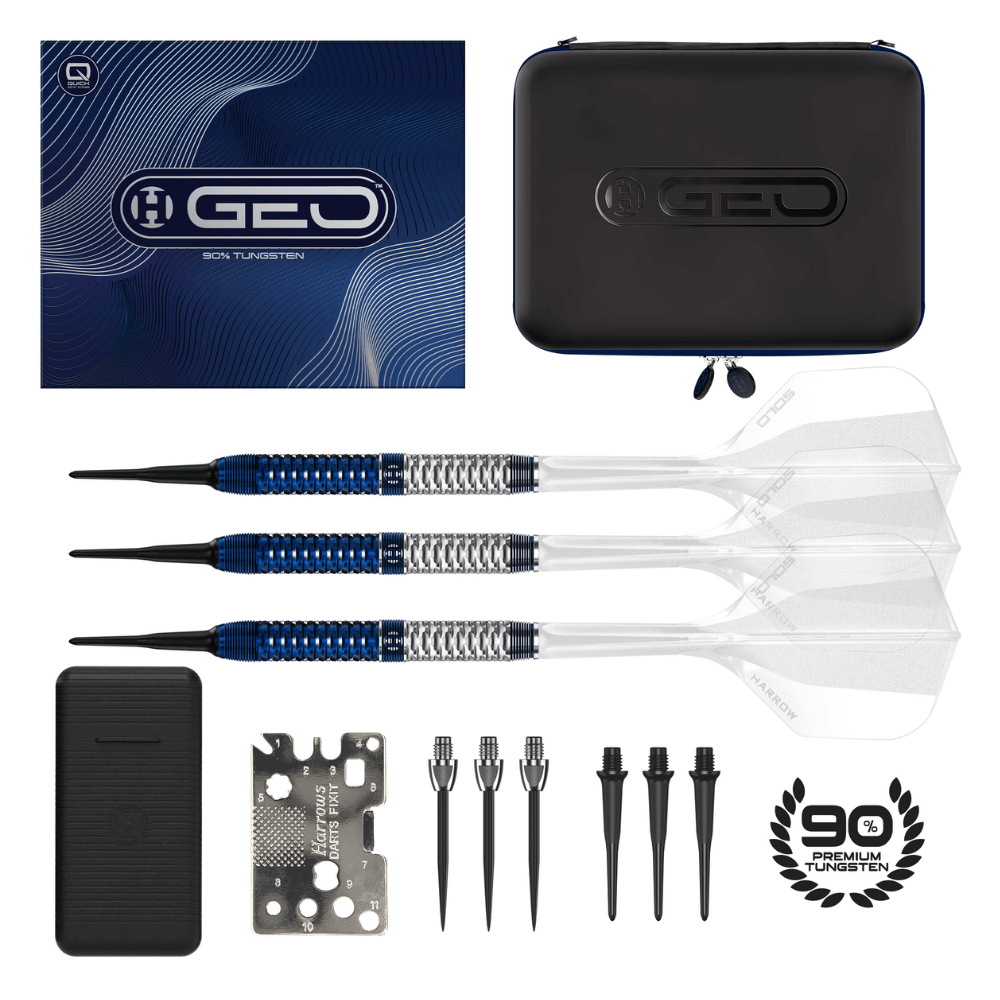 Harrows Geo Parallel Softdarts Lieferumfang