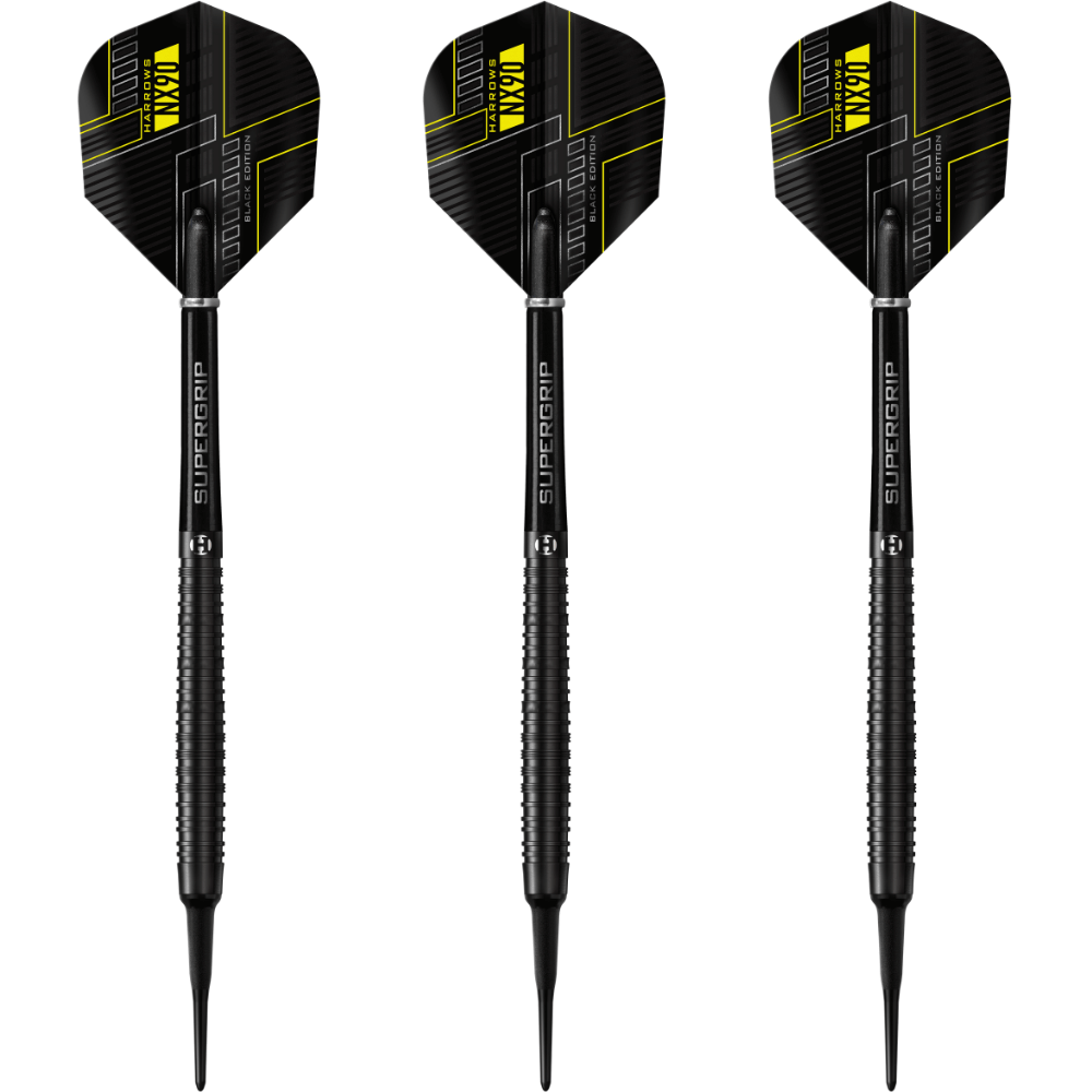 Harrows NX90 Black Edition Softdarts Set