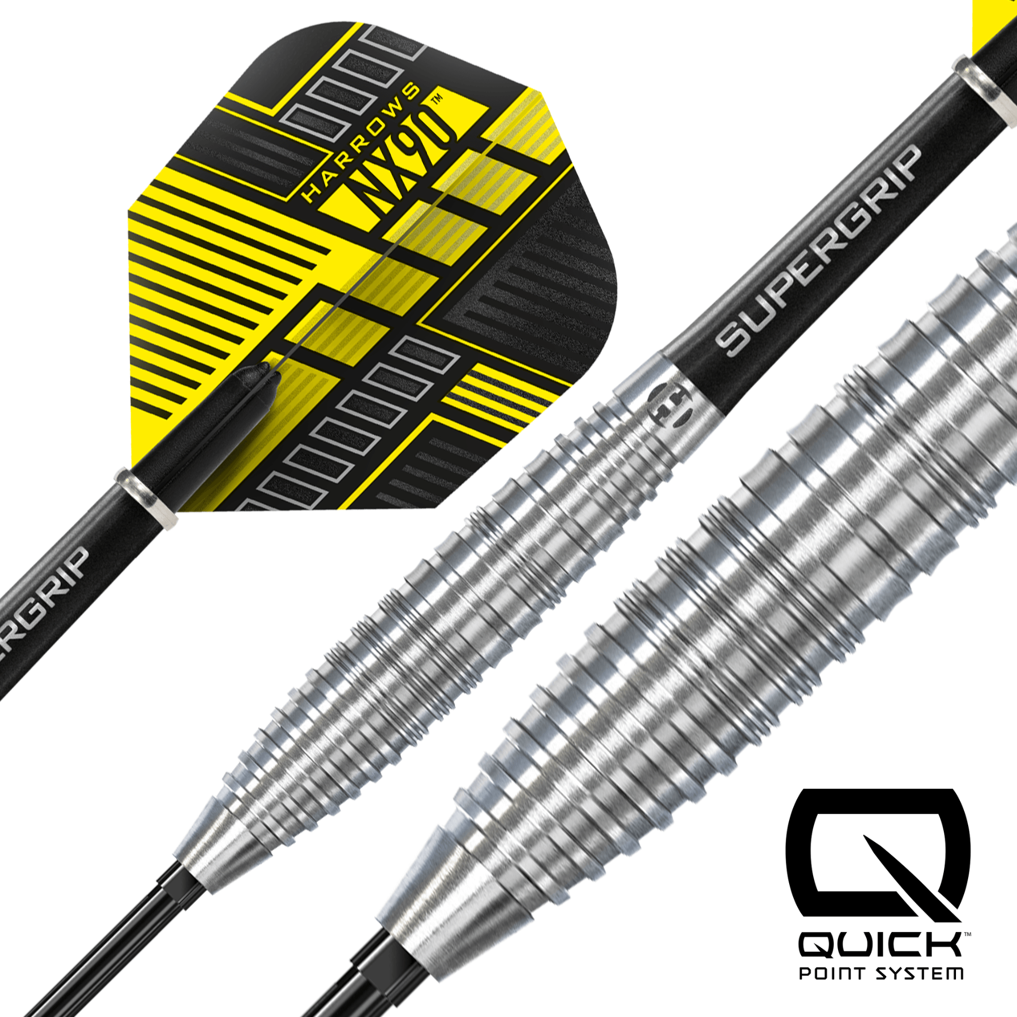 Harrows NX90 Bomb Quick Point Steeldarts Detailansicht