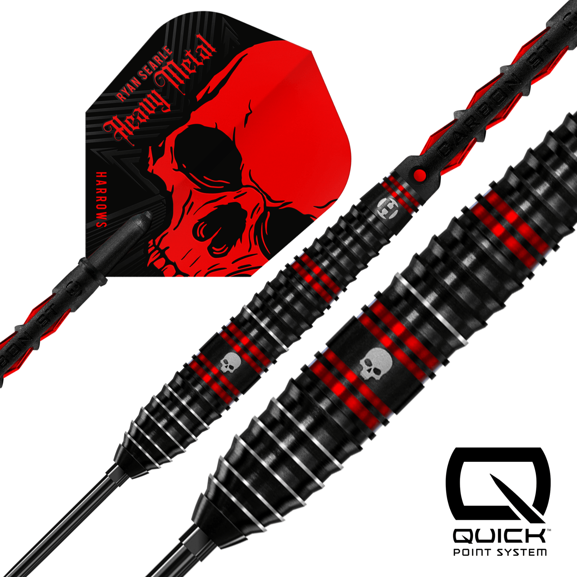 Harrows Ryan Searle Quick Point Steeldarts Detailansicht