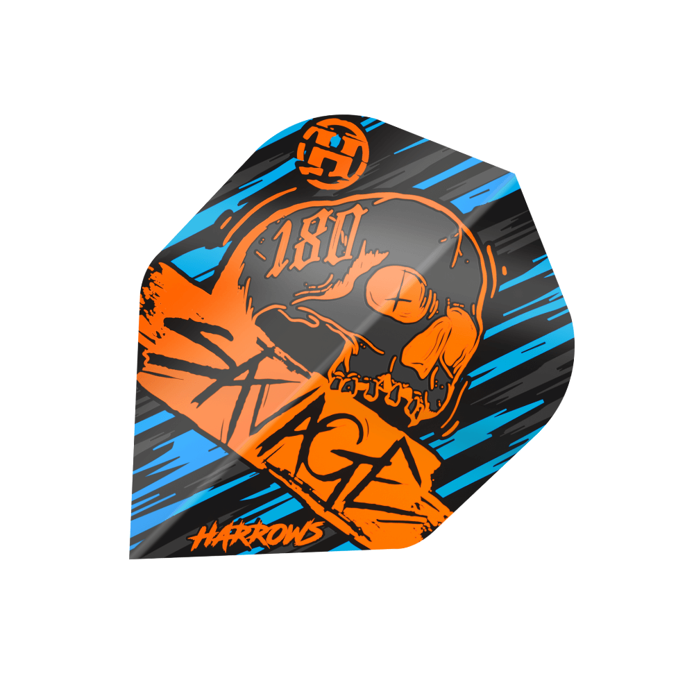 Harrows Savage Orange Blue Flights