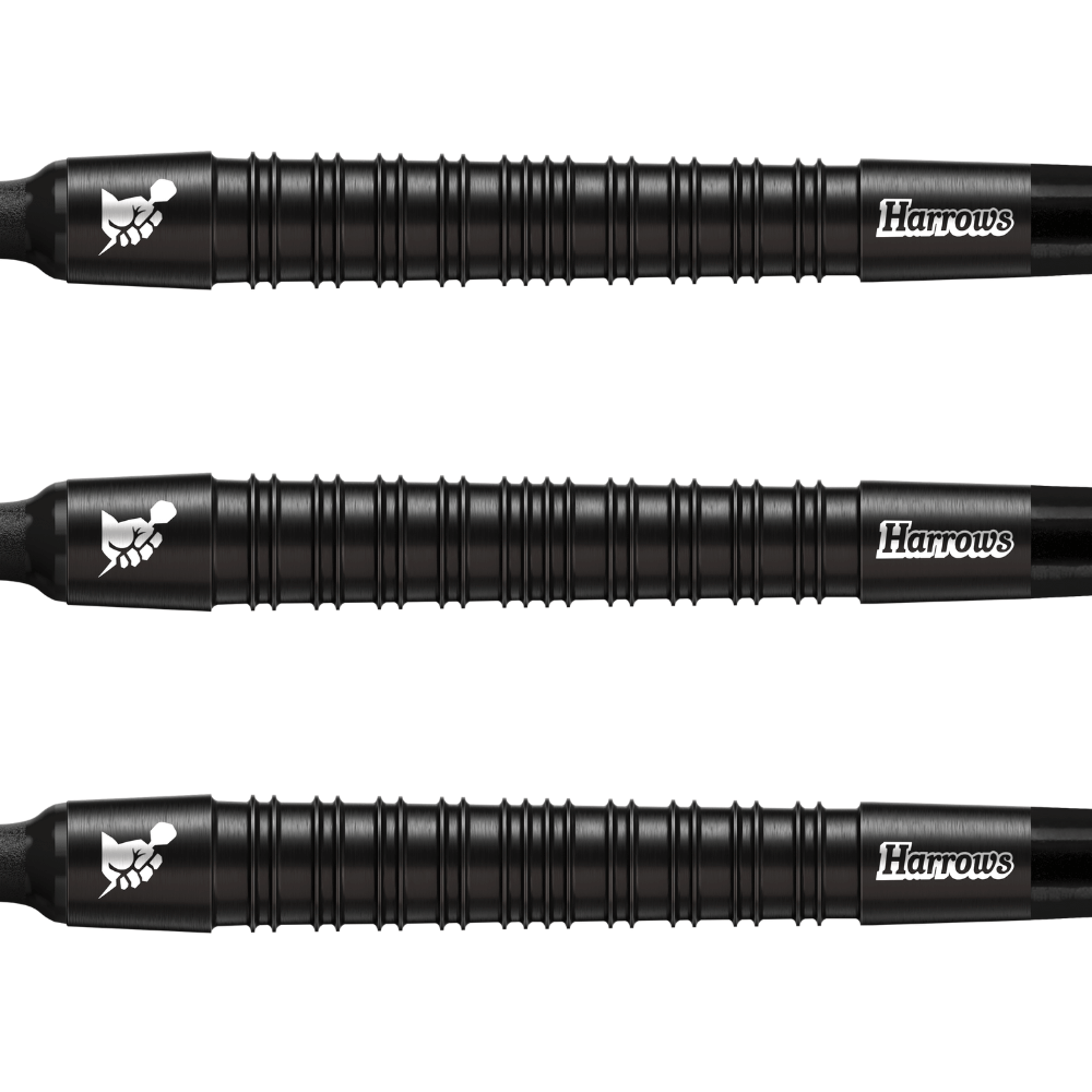 Harrows Supergrip Black Edition Softdarts Detail