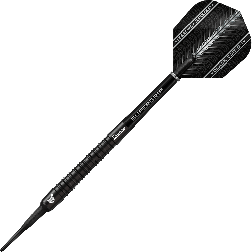 Harrows Supergrip Black Edition Softdarts