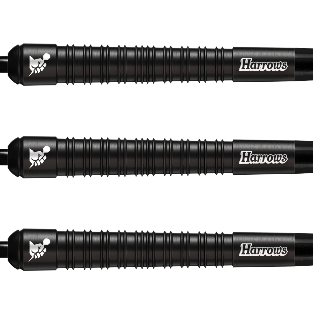 Harrows Supergrip Black Edition Steeldarts Detail