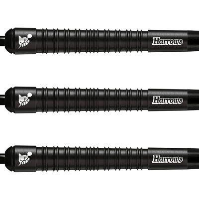 Harrows Supergrip Black Edition Steeldarts Detail