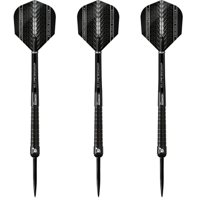 Harrows Supergrip Black Edition Steeldarts Set