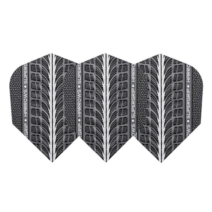 Harrows Supergrip Flights - Silber Set