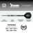 Harrows Supergrip Tapered QP Steeldarts Abmessungen
