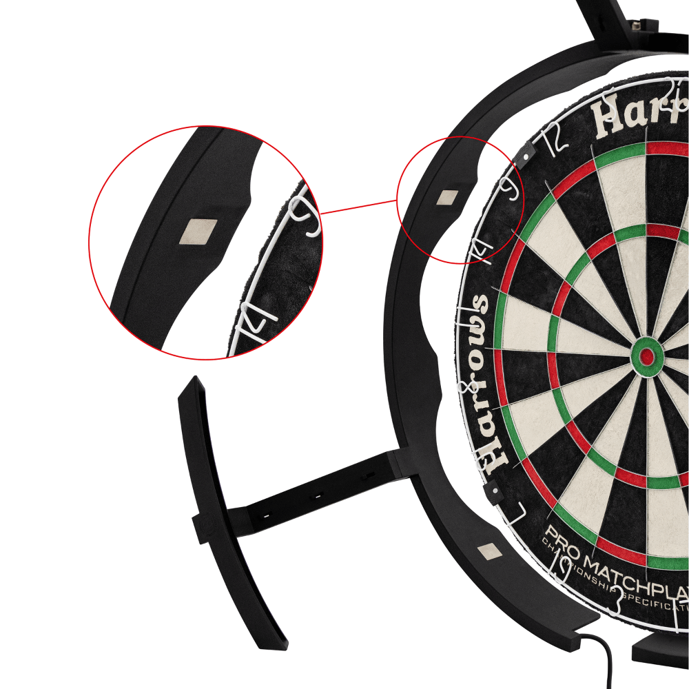 Harrows Trilight Dartboard Beleuchtung D2