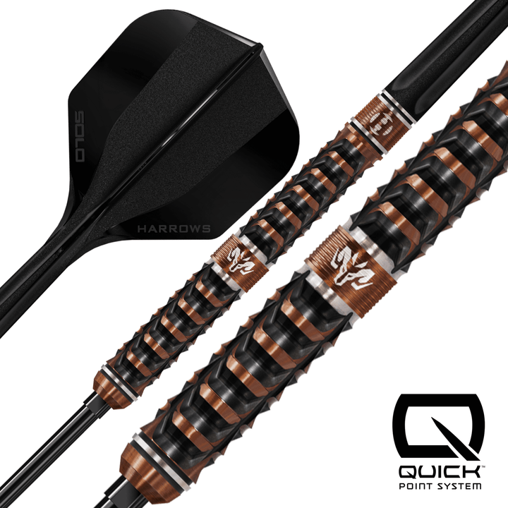 Harrows Wolfram Trinity Steeldarts Details Barrel