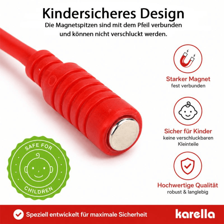 Karella magnet darts - red detail darts
