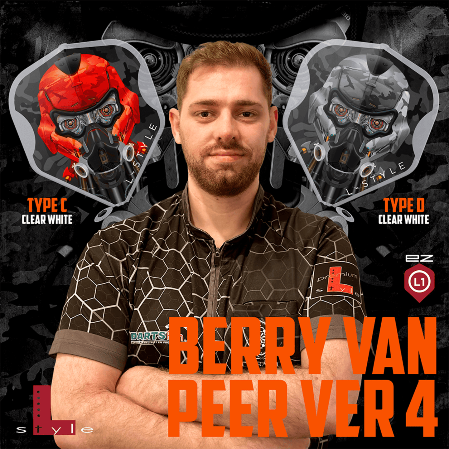 L-Style L1EZ Berry van Peer V4 Type D Flights Player