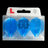 L-Style L1EZ Fantom Blue Flights Verpackung