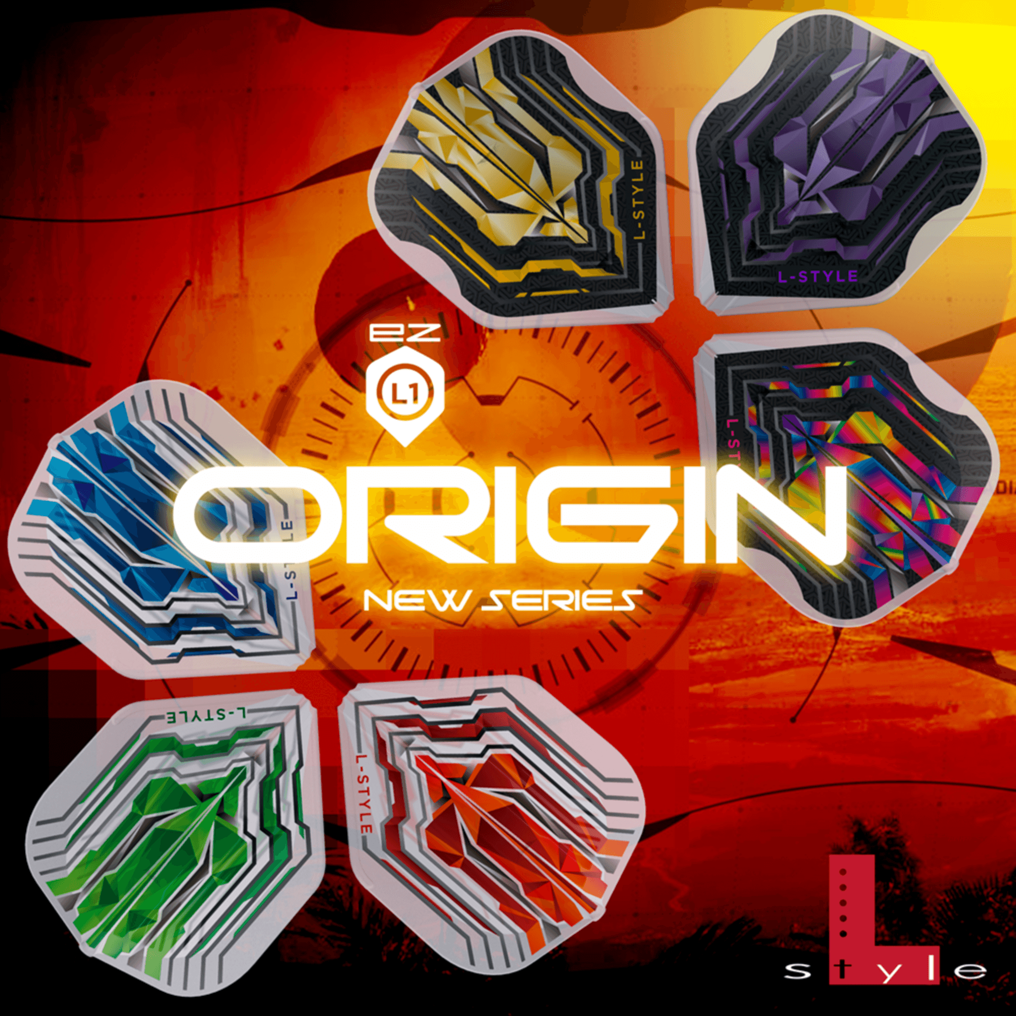L-Style L1EZ Origin Series Gold Flights Farben