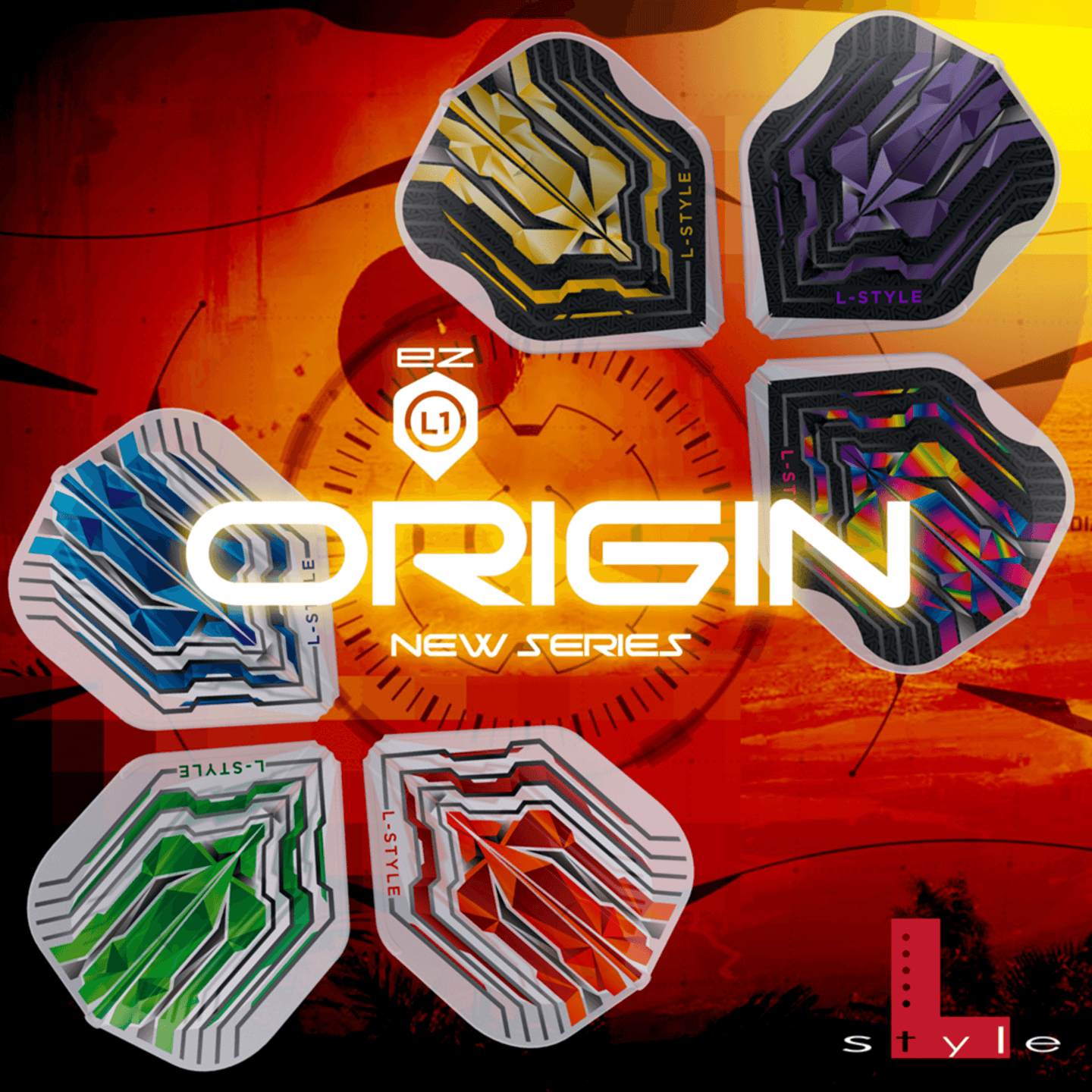 L-Style L1EZ Origin Series Gold Flights Farben