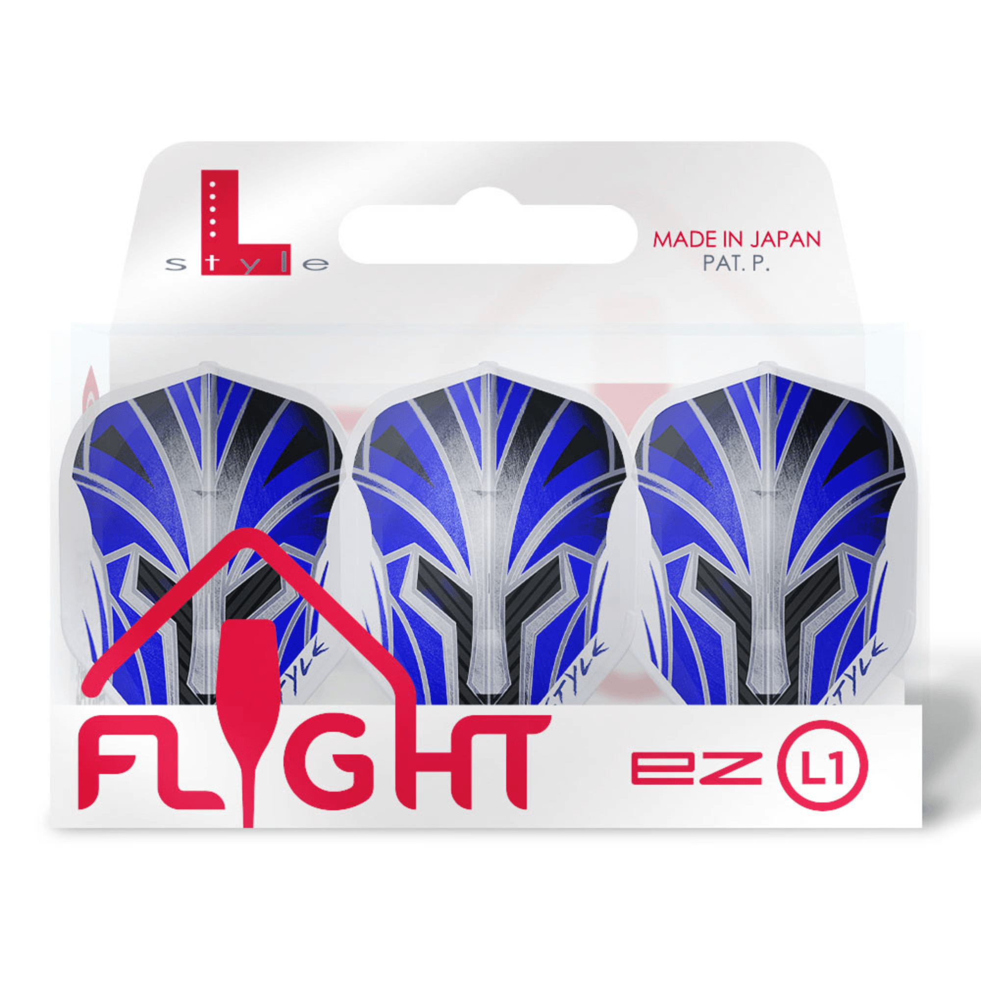 L-Style L1EZ Prime Series Blue Flights Verpackung