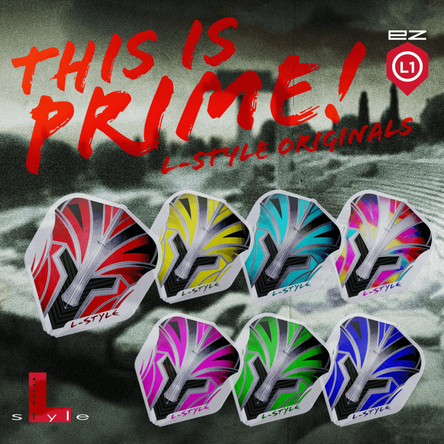 L-Style L1EZ Prime Series Red Flights Farben