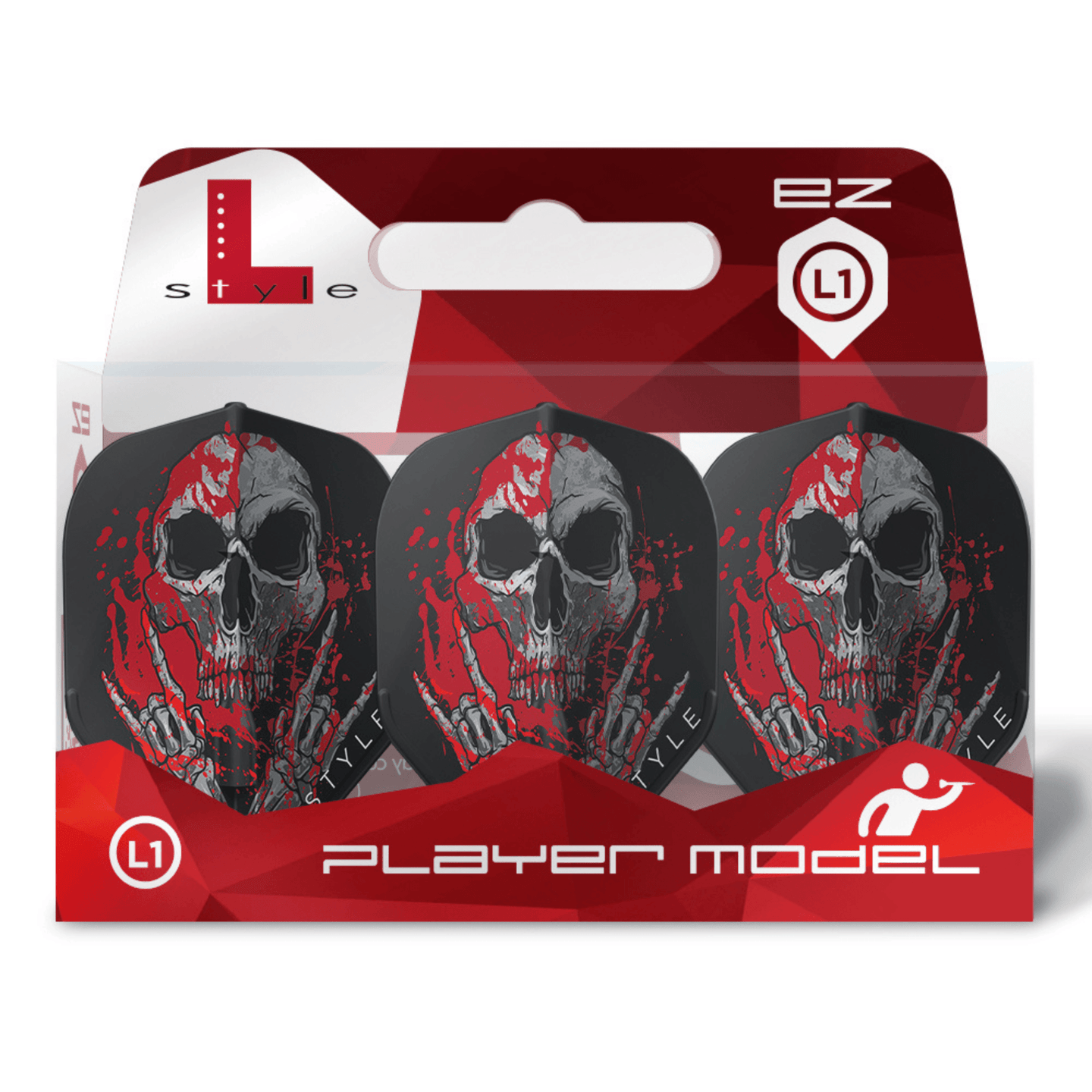 L-Style L1EZ Ryan Searle V3 Black Flights Verpackung