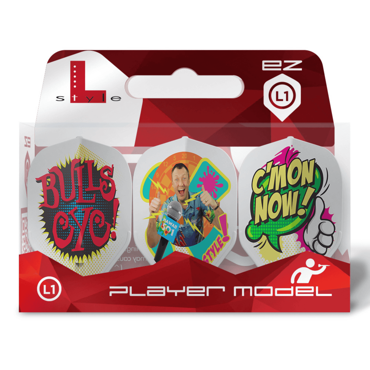 L-Style L1EZ Wayne Mardle C White Flights Verpackung
