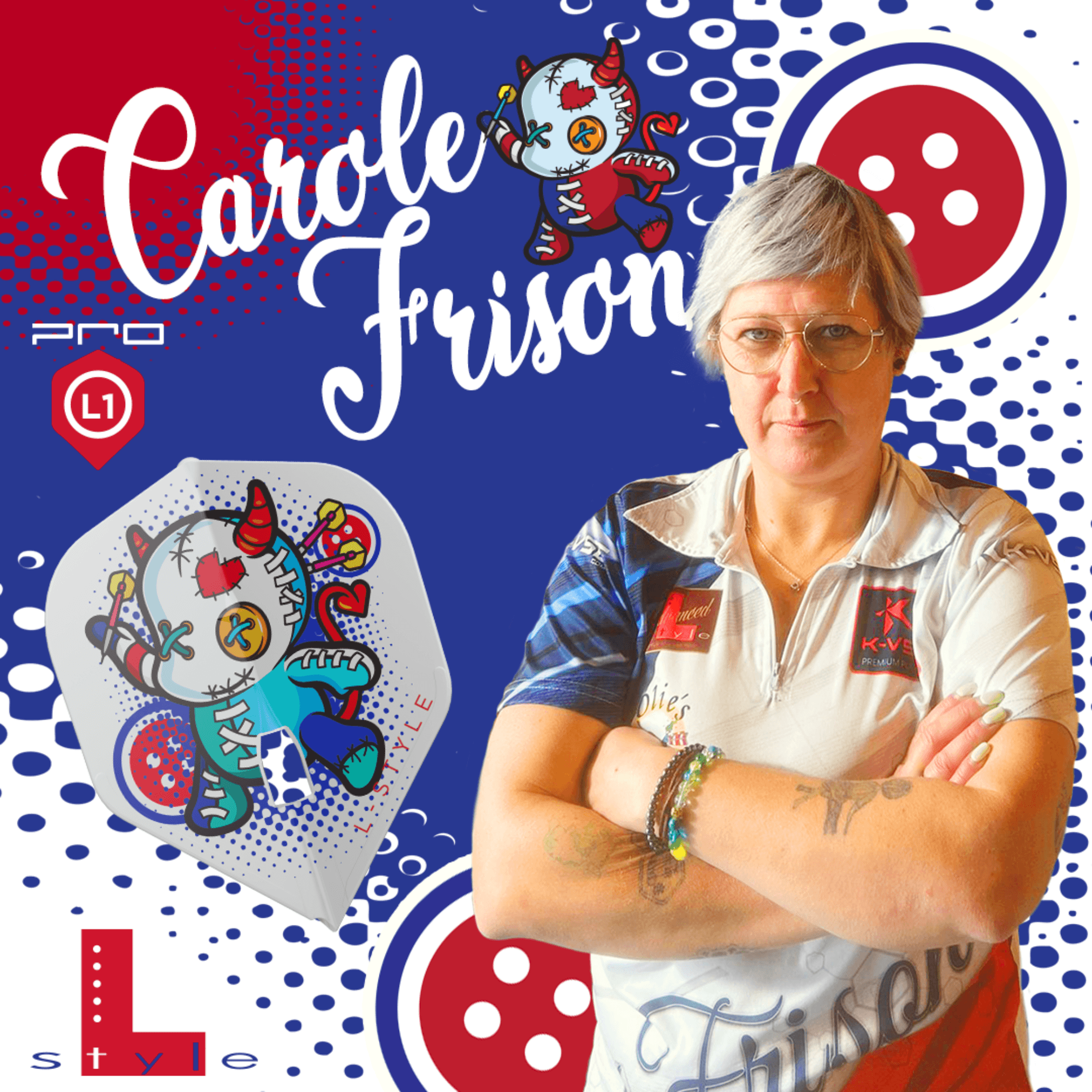 L-Style L1PRO Carole Frison White Flights Player