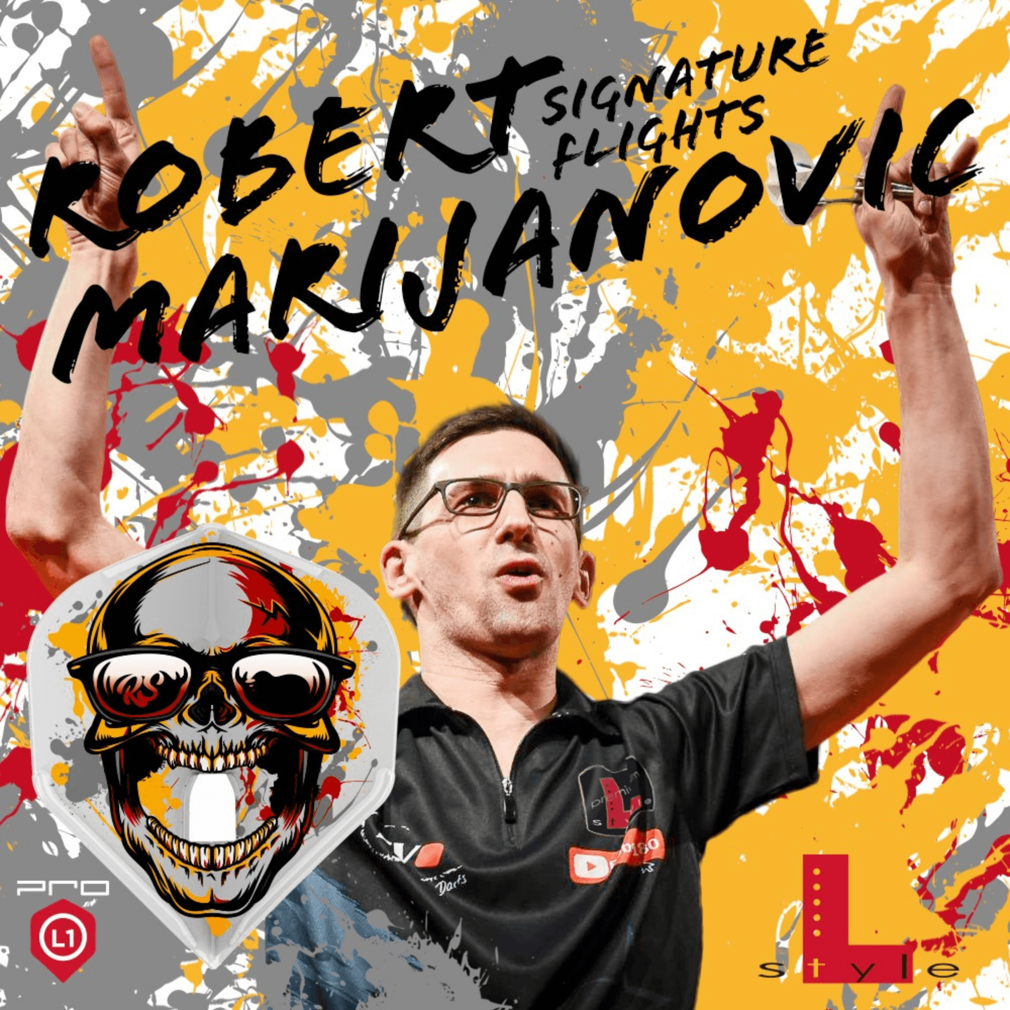 L-Style L1PRO Marijanovic V1 Clear White Flights Player