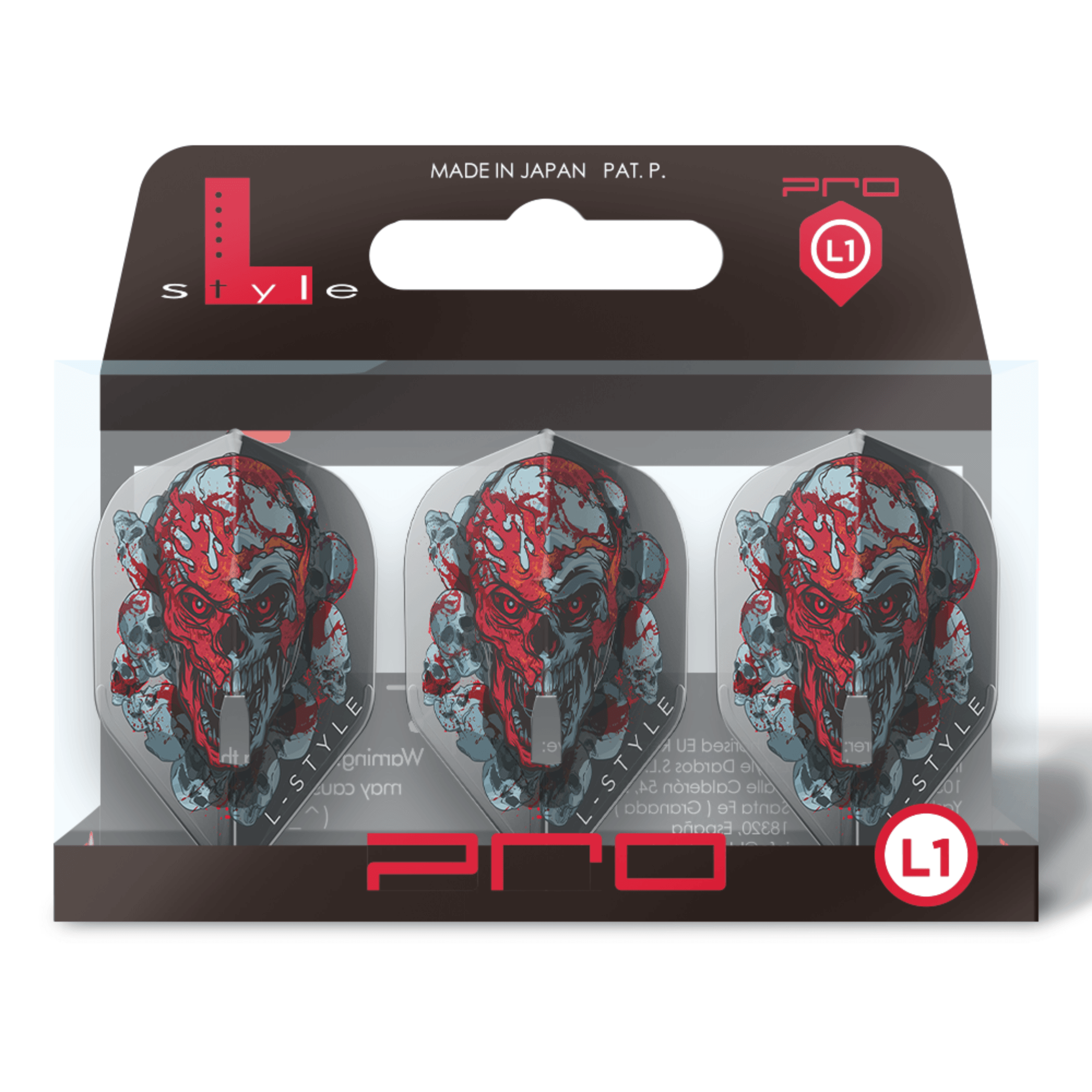 L-Style L1PRO Ryan Searle V4 Clear Black Flights Verpackung