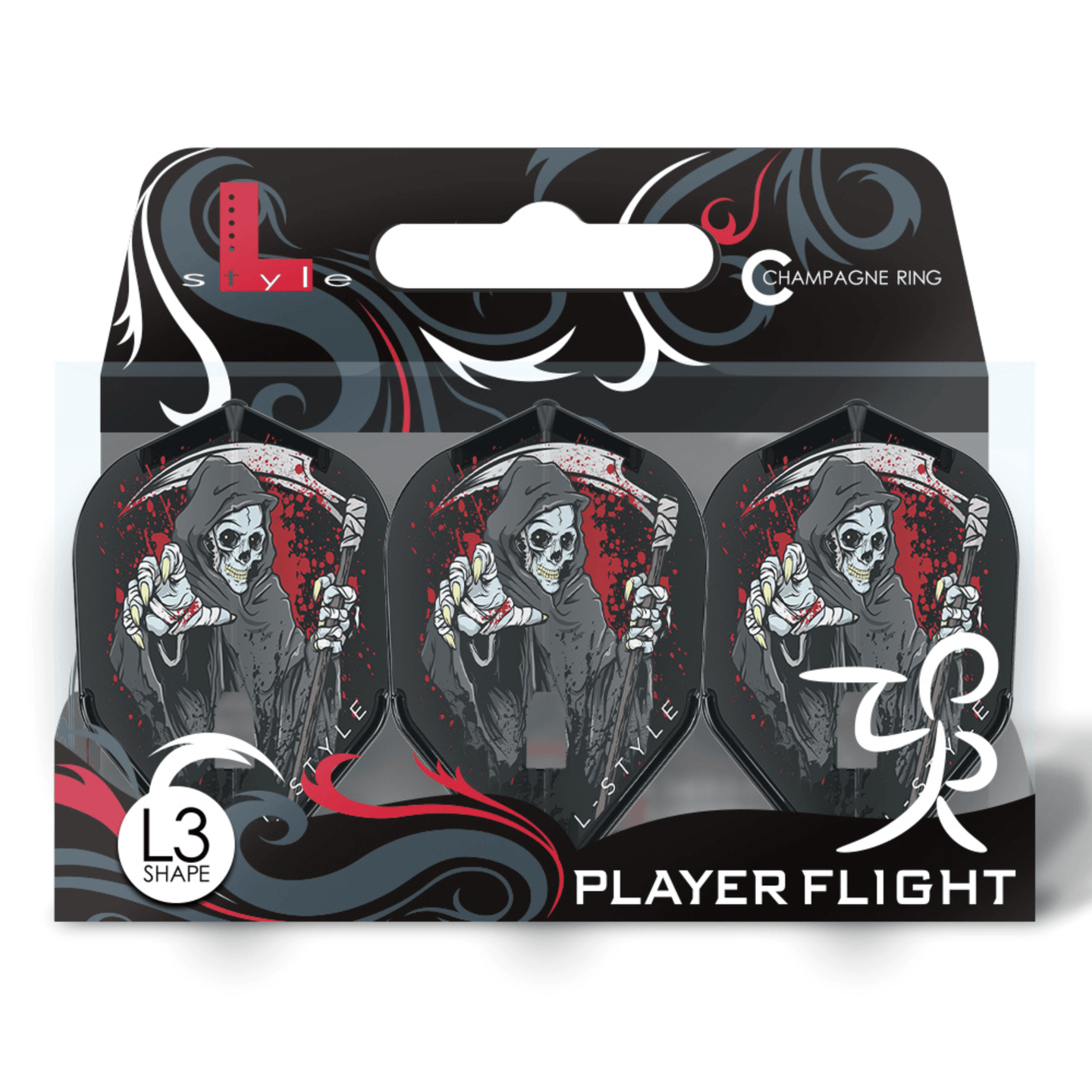L-Style L3PRO Adam Stella V1 Black Flights Verpackung