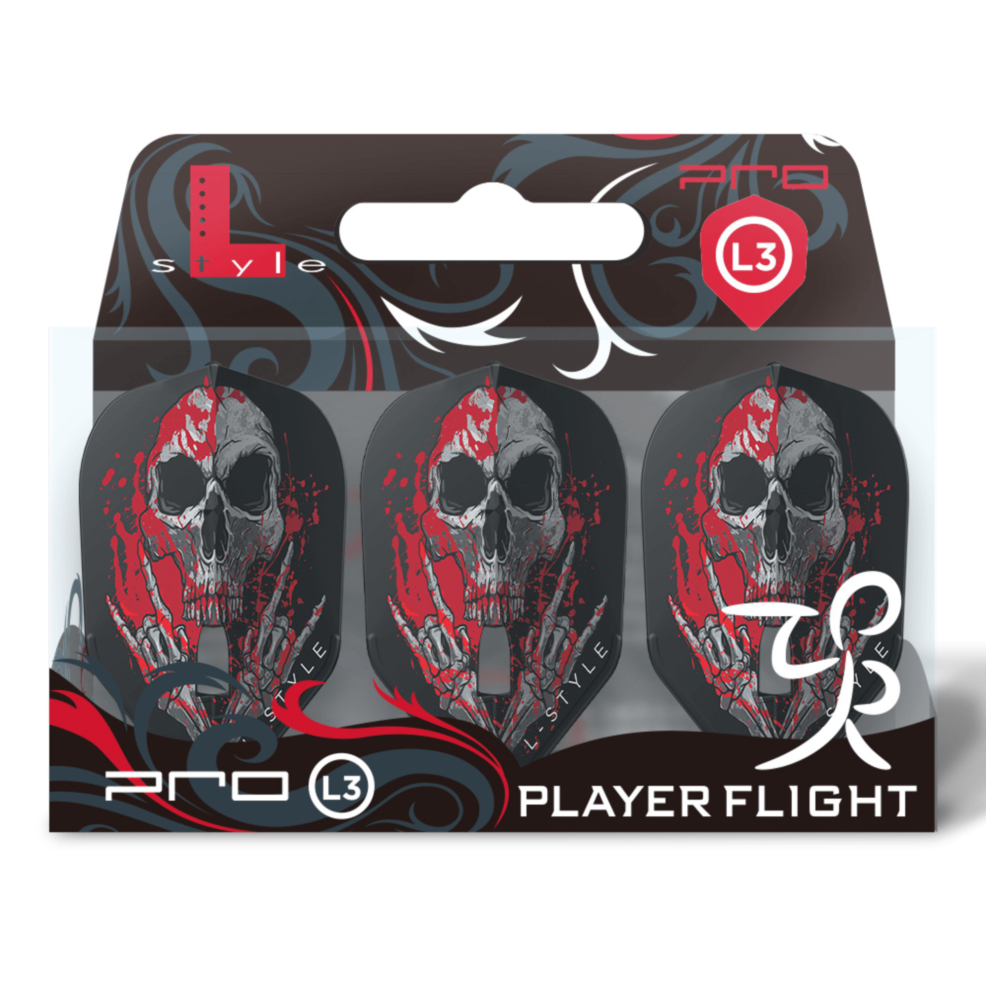 L-Style L3PRO Ryan Searle V3 Black Flights Verpackung