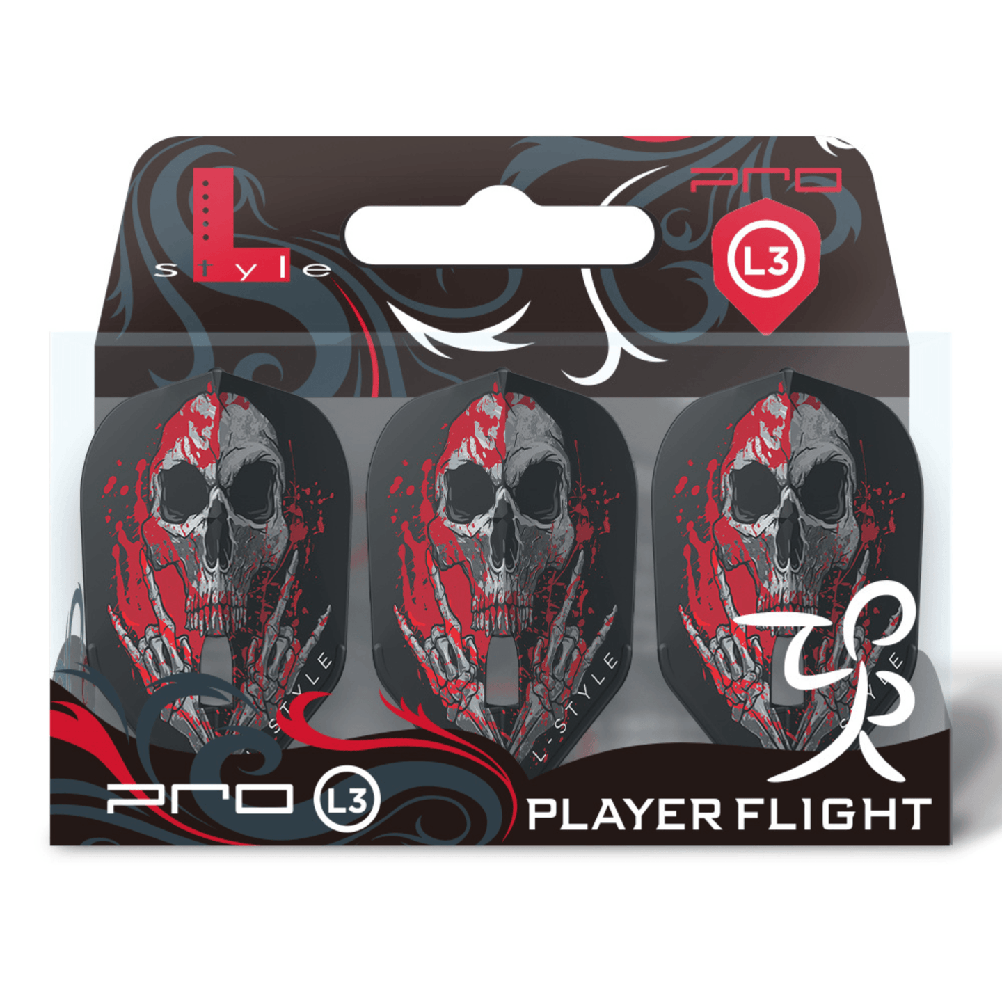 L-Style L3PRO Ryan Searle V3 Black Flights Verpackung