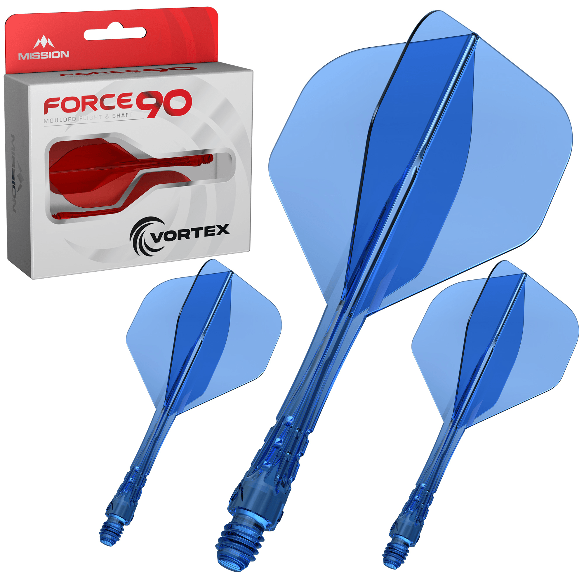 Mission Force 90 Vortex NO2 Clear Blue Verpackung