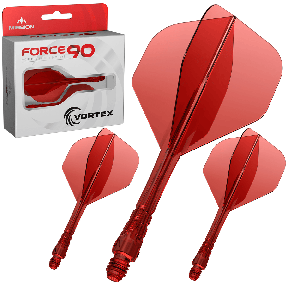 Mission Force 90 Vortex NO2 Clear Red Verpackung